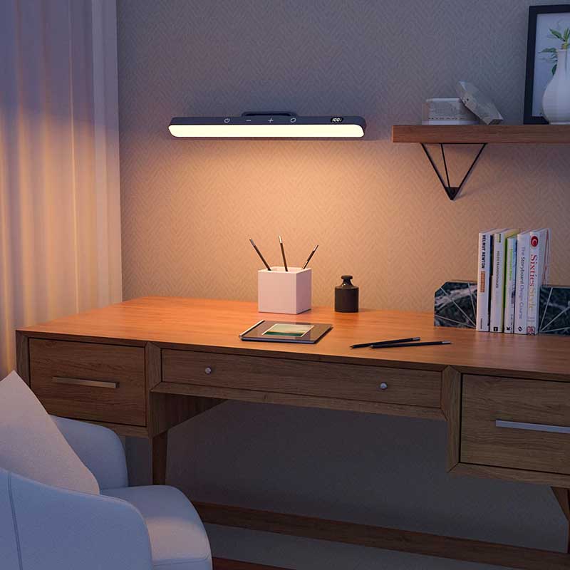Luminária de LED Multifuncional com Base Magnética