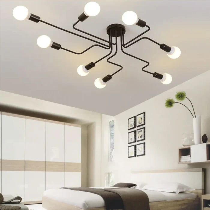 Lustre Luminária de Teto Spider LED