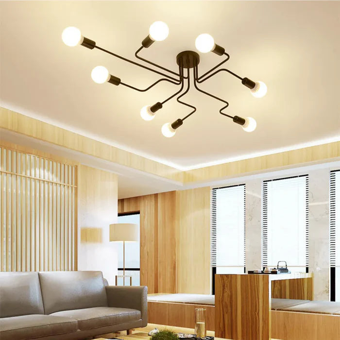 Lustre Luminária de Teto Spider LED