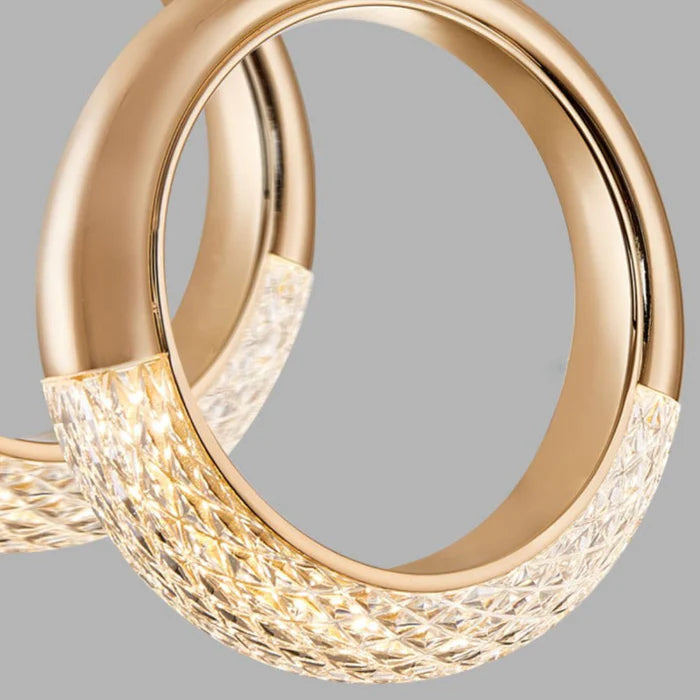 Lustre Elegante Pendente Crock com Detalhes em Cristal
