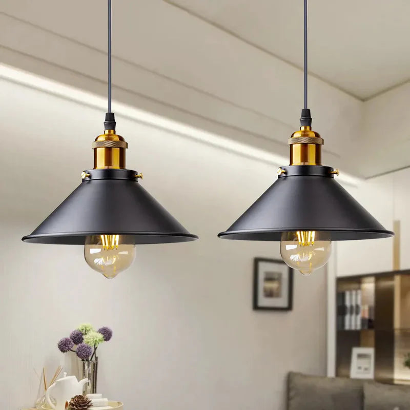 Lustre Suspenso Estilo Vintage Retrô para Quarto, Cozinha e Balcão
